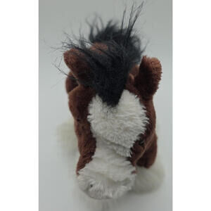 Ganz Toy Plush Brown and White Horse Stuffed Animal 9 Inches Webkinz Lil'Kinz